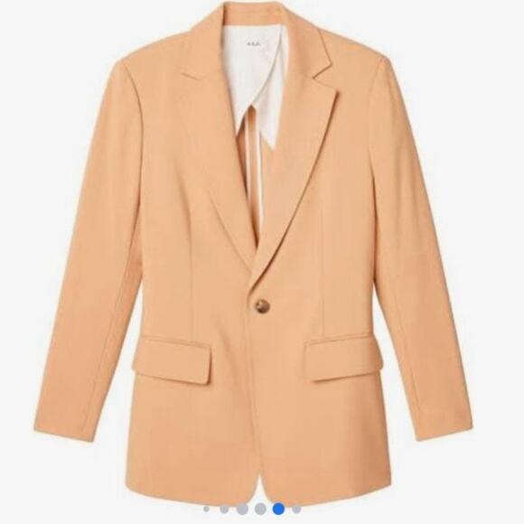 A.L.C. Clay Orange Beige Paxton Blazer Jacket Sz.6 NWT - Picture 5 of 15
